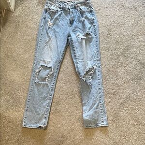 PacSun Light Blue Distressed Boyfriend Jeans